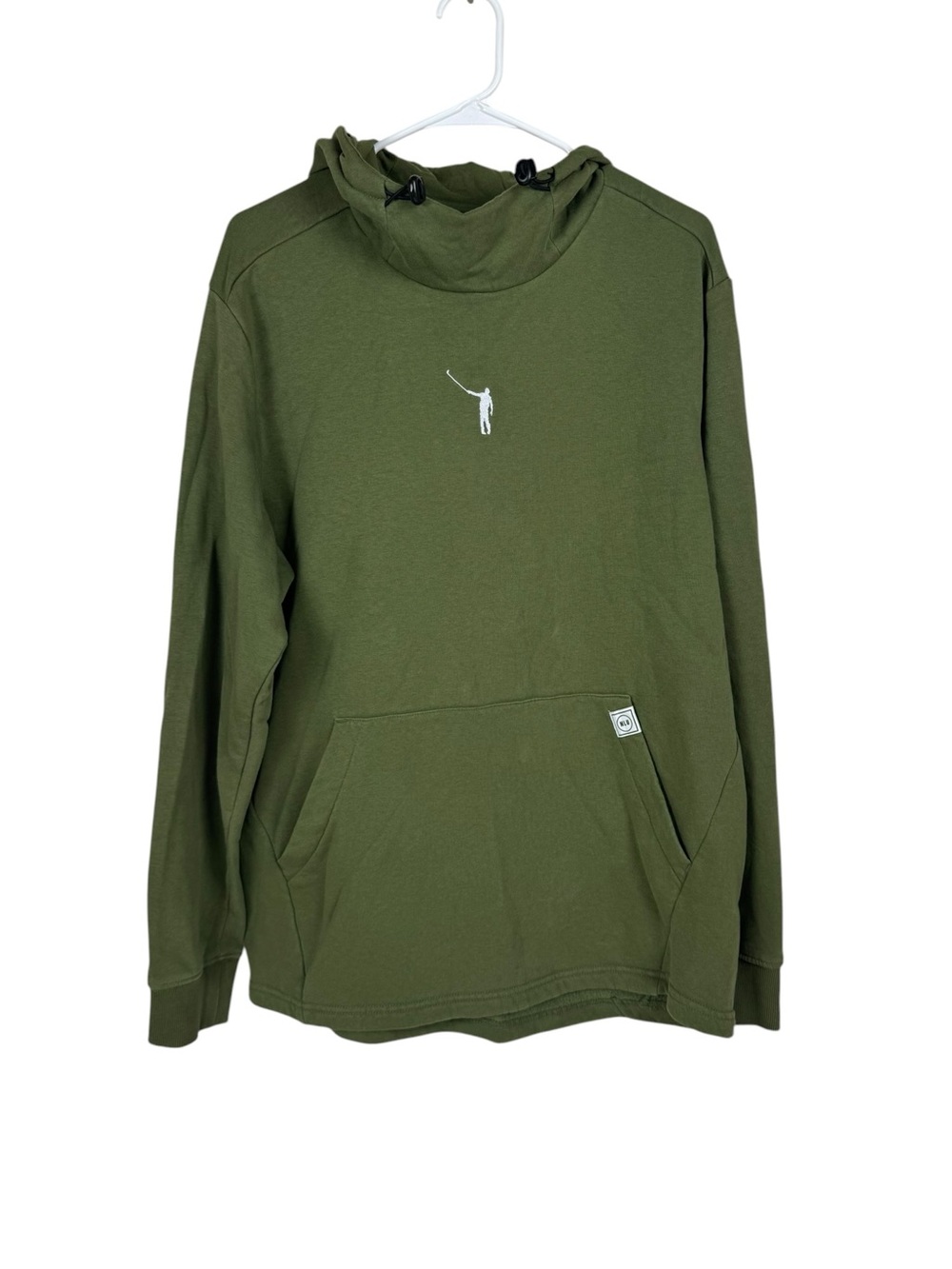 No Laying Up Golf Hoodie Sweatshirt Green Size L
